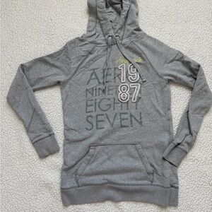 Vintage Aeropostale Gray Graphic Hoodie